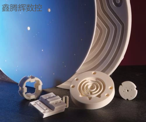 從這個(gè)樣本可以看出陶瓷加工的陶瓷工件的多樣性和復(fù)雜性，圓盤直徑12英寸